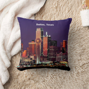 Coussin Dallas, Texas Skyline