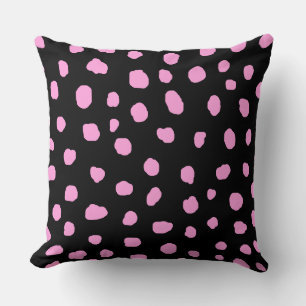 Coussin dalmate moderne point rose poster de animal