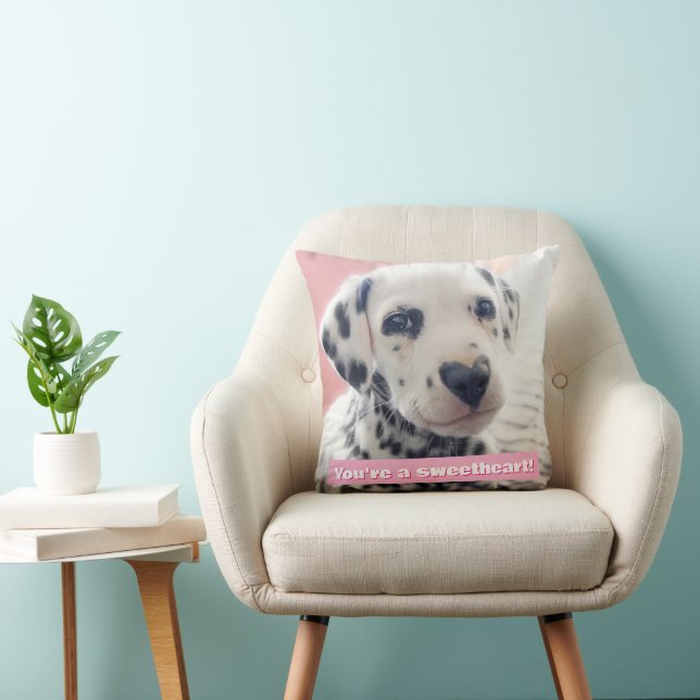 Coussin Dalmatian Heart Nose (Chaise)