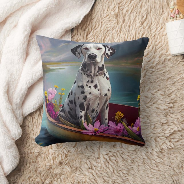 Coussin Dalmatien à la pagaie : une aventure Pittoresque (Couverture)