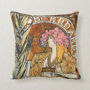 Coussin d'Alphonse Mucha Gismonda