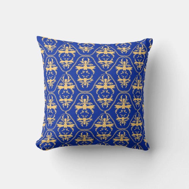 Coussin Damas baroque #5 @ Sonoletre (Recto)