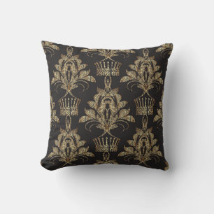 Coussin Damas florales brodées : Royal Seamless.