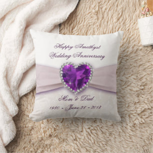 Coussin Damask 33e anniversaire Mariage Jeu d'oreiller