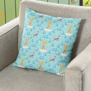 Coussin Damask de ski d'hiver