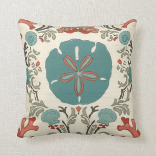 Coussin Damassé côtière I