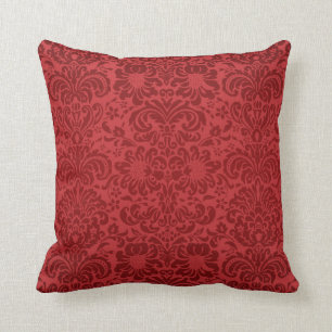 Coussin Damassé de rouge de Superbe