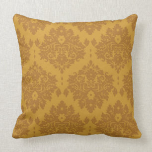 Coussin Damassé d'or de luxe