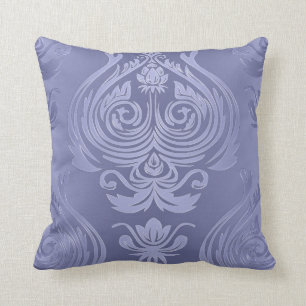 Coussin Damassé florale en acier de dentelle de bigorneau