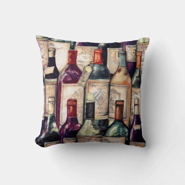 Coussin d'amateurs de vin (Recto)