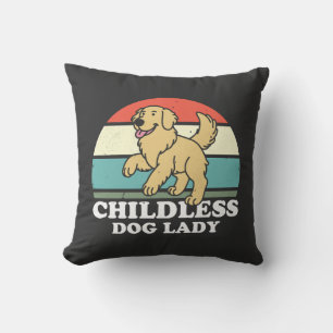 Coussin Dame au chien sans pattes