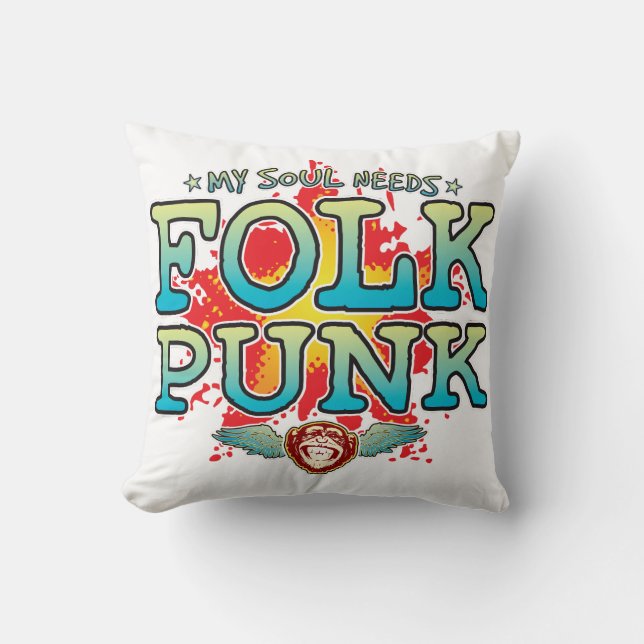 Coussin d'âme de Punk populaire (Recto)