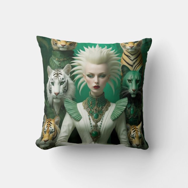 Coussin Dame du chat (Recto)