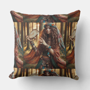 Coussin dame gypse