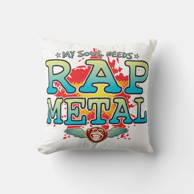 Coussin d'âme métallique Rap (Recto)