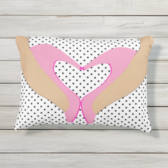 COUSSIN d'AMOUR de CHAUSSURE (réversible) (Dos)