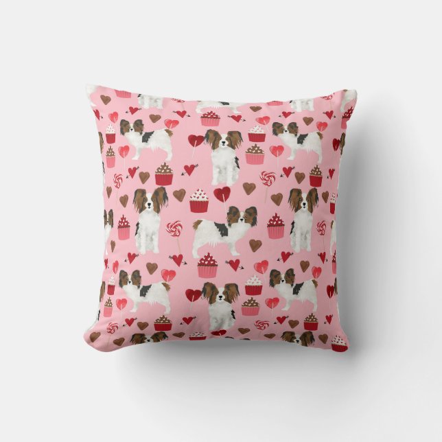 coussin d'amour de Papillon Valentines (Recto)