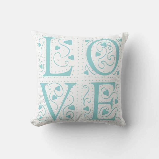 Coussin d'amour de turquoise (Recto)