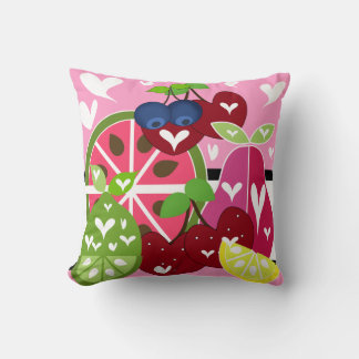 Coussin d'amour des fruits