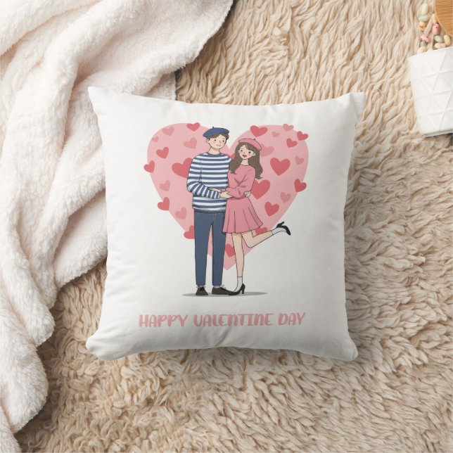 Coussin d'amour romantique | Cadeau de la Saint-Va (Couverture)