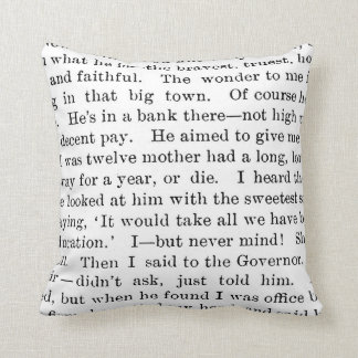 Coussin d'amoureux des livres