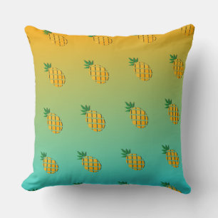Coussin d'ananas d'été tropical