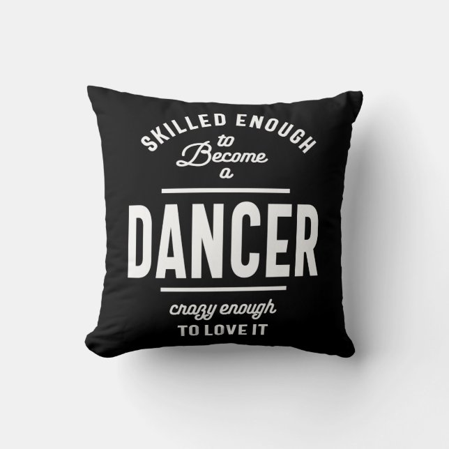 Coussin Dancer Travail Titre du travail Cadeau (Recto)