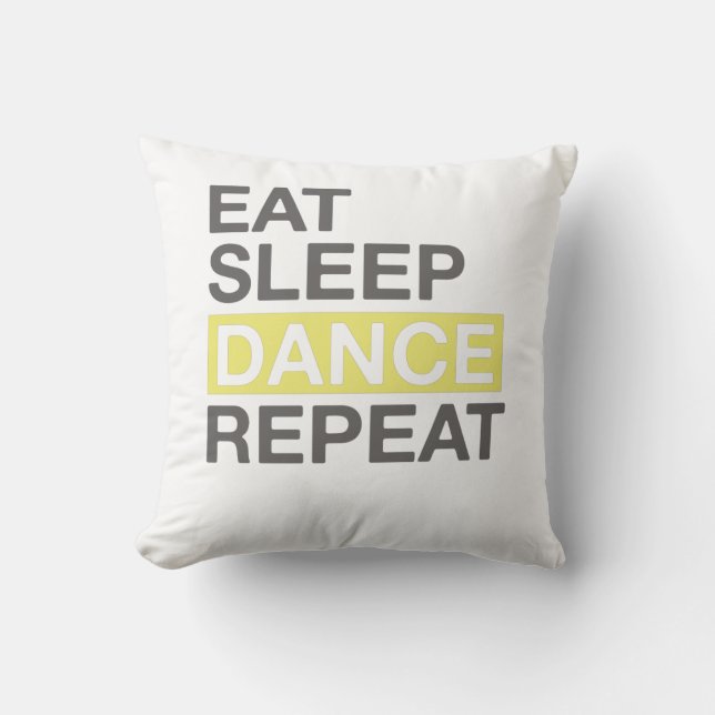 Coussin Dancing Lover pour Dancer Manger Dormir Danse Répé (Recto)