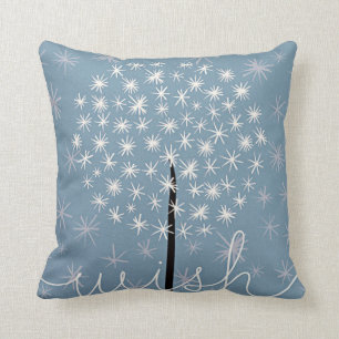 Coussin Dandelion Souhaite jeter l'oreiller