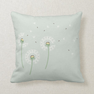 Coussin Dandelions Sage