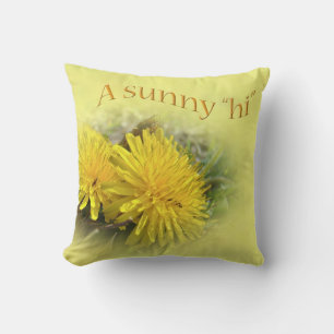 Coussin Dandelions - Un Hi ensoleillé