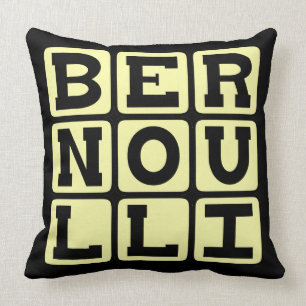 Coussin Daniel Bernoulli, du principe Bernoulli