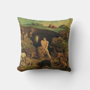 Coussin Daniel dans la fosse aux lions
