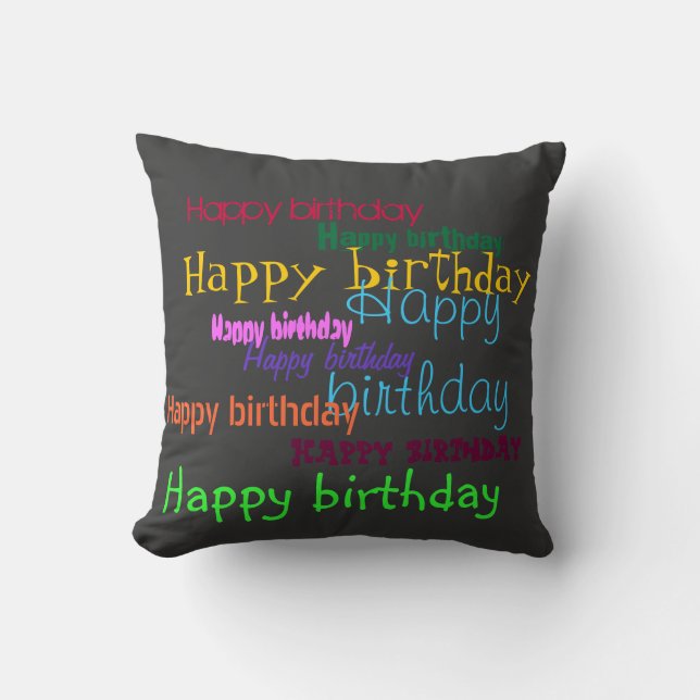 coussin d'anniversaire (Recto)
