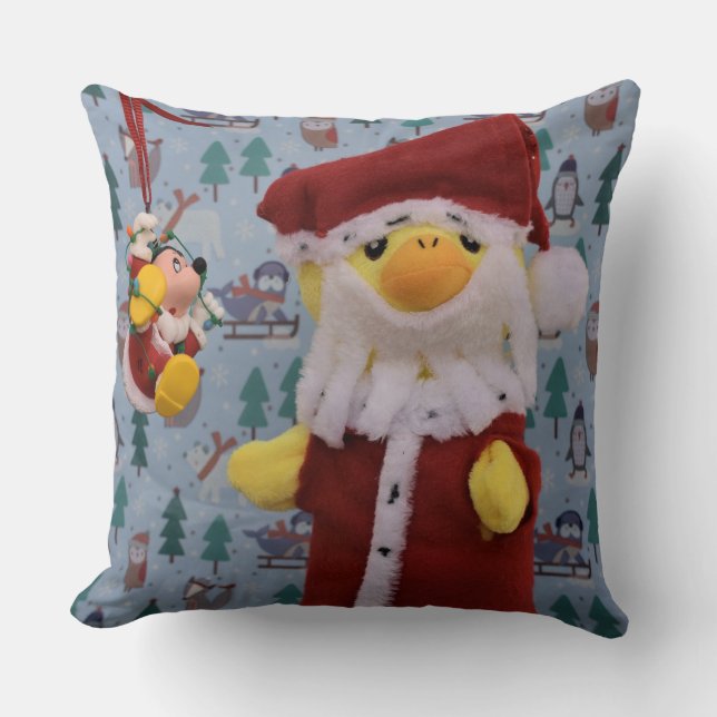 Coussin Danny Duck Père Noël Noël (Recto)