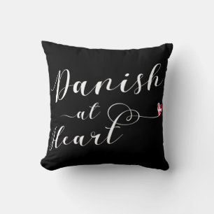 Coussin Danois À Heart Throw Cushion, Danemark