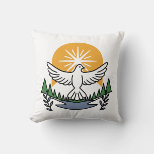 Coussin Dans l’Esprit de Dieu, nous nous élevons - Foi et 