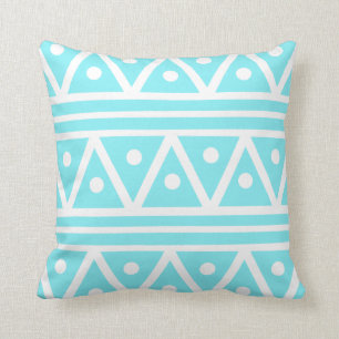 Coussin dans l'Aztèque de turquoise