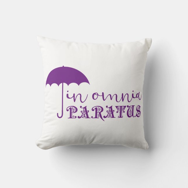 Coussin Dans le carreau d'Omnia Paratus (Recto)