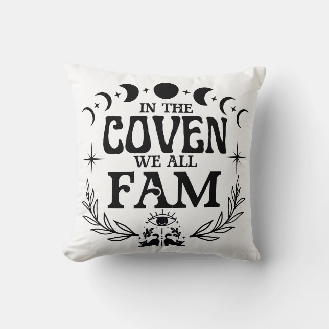 Coussin Dans le four nous tous Fam Cadeau (Recto)