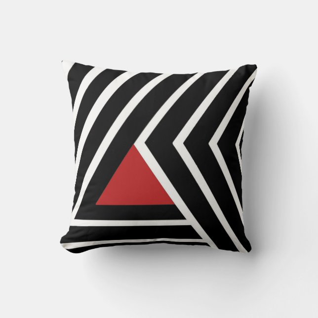 Coussin dans le style abstrait moderne (Recto)