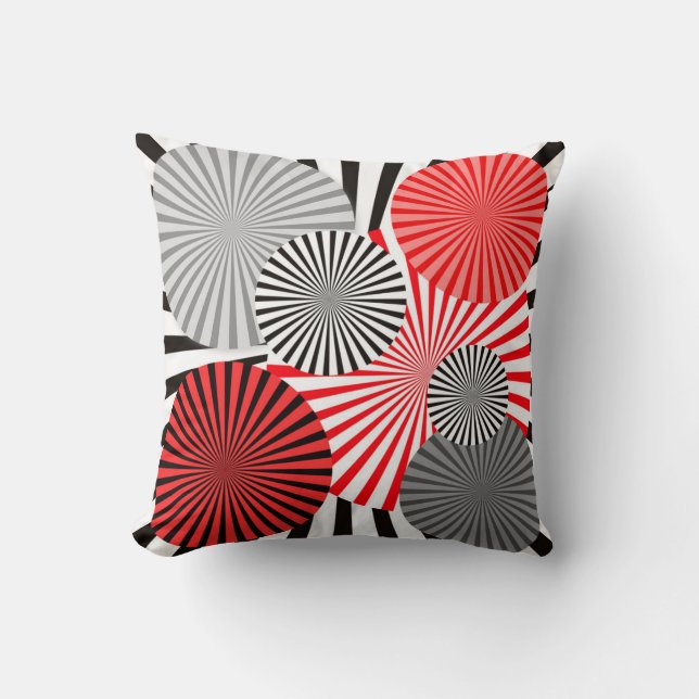 Coussin dans le style abstrait moderne (Recto)