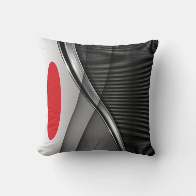 Coussin dans le style abstrait moderne (Recto)