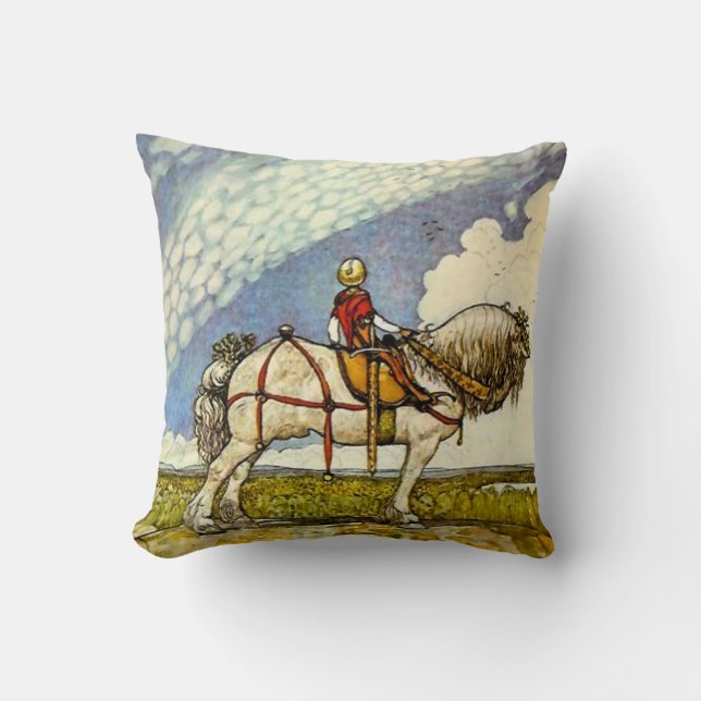 Coussin « Dans le vaste monde » de John Bauer (Recto)
