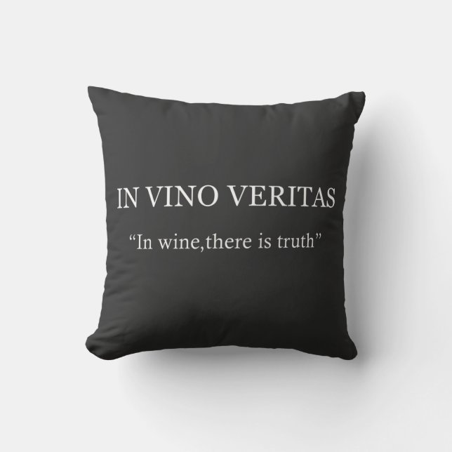 Coussin Dans les veritas vino (Recto)