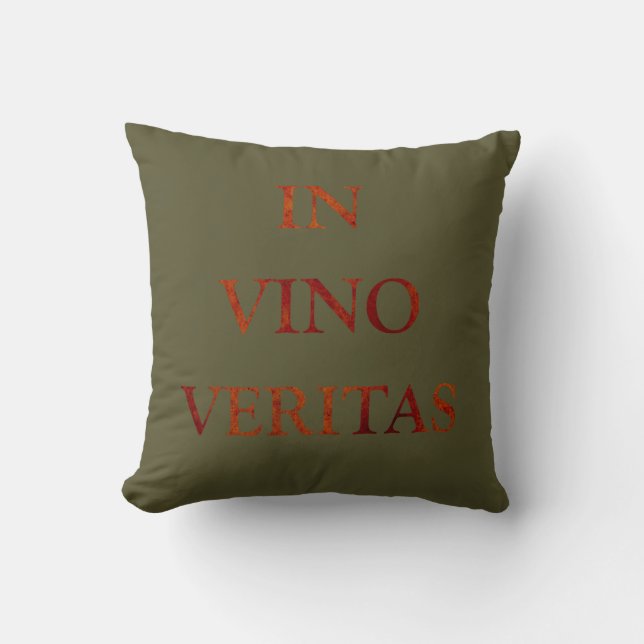 Coussin Dans les veritas vino (Recto)