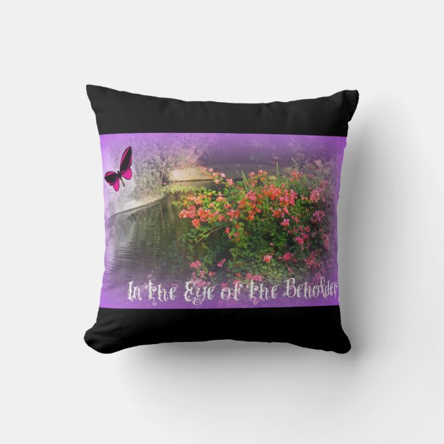 Coussin Dans l'oeil du spectateur (Recto)