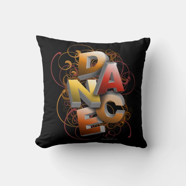 Coussin Danse 3D (automne) (Recto)