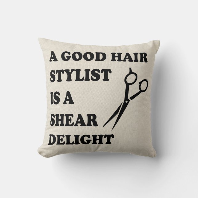 Coussin Danse activée Citation Tan / Gris (Recto)