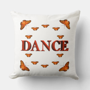 Coussin Danse avec des papillons design